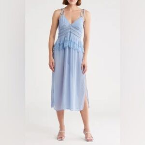 Free People Light Blue Kiki Slipdress Sz M